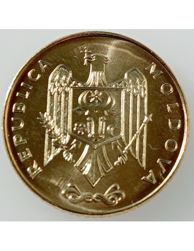 Awers monety Mołdawia 50 Bani 2008