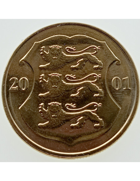 Awers monety Estonia 1 Korona 2001