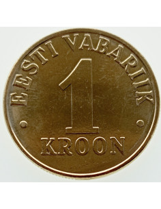 Awers monety Estonia 1 Korona 2001 2