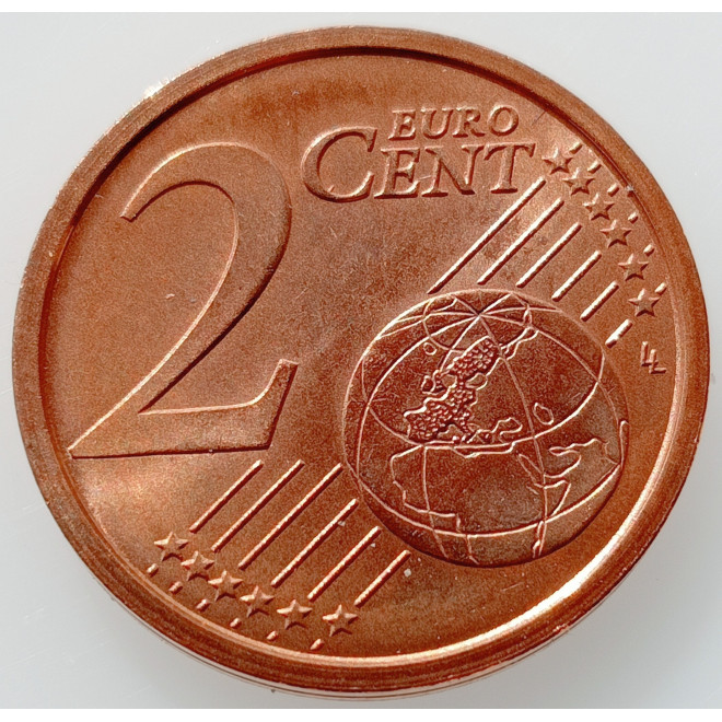 Rewers monety Watykan 2 Euro Cent 2013