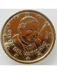 Awers monety Watykan 10 Euro Cent 2013