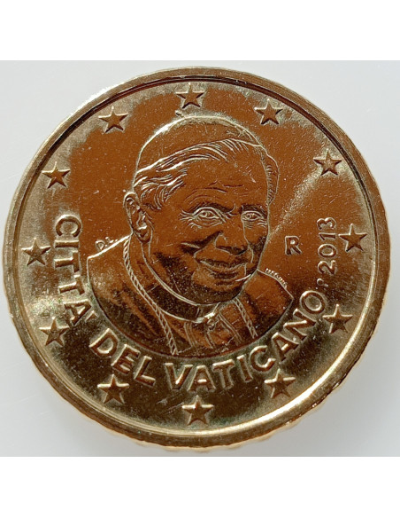 Awers monety Watykan 10 Euro Cent 2013