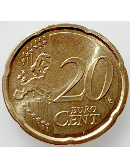 Rewers monety Watykan 20 Euro Cent 2013