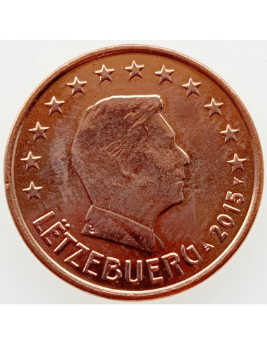 Awers monety Luksemburg 2 Euro Cent 2015