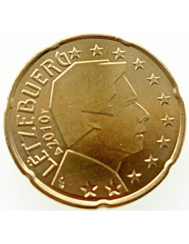 Awers monety Luksemburg 20 Euro Cent 2010