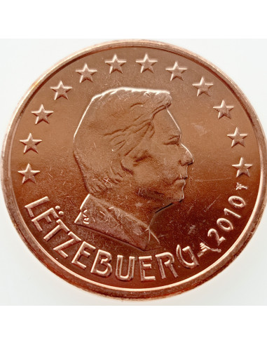 Awers monety Luksemburg 5 Euro Cent 2010