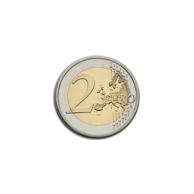 Rewers monety Belgia 2 euro 2015 Europejski Rok na Rzecz Rozwoju