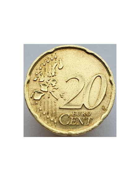 Rewers monety Niemcy 20 Euro Cent 2002