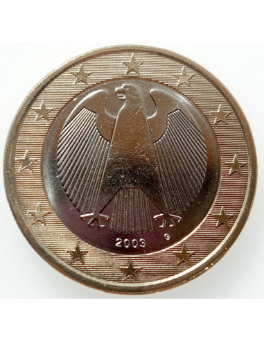 Awers monety Niemcy 1 Euro 2003
