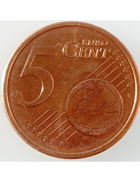 Rewers monety Niemcy 5 Euro Cent 2004