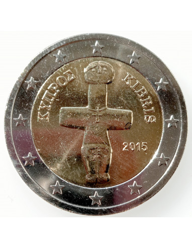 Awers monety Cypr 2 euro 2015