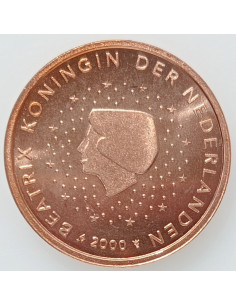 Awers monety Holandia 2 Euro Centy 2000