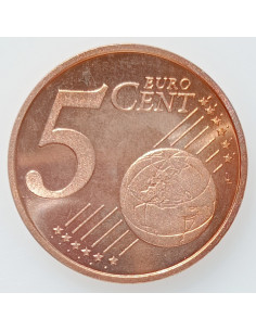 Awers monety Holandia 5 Euro Centy 2002 2