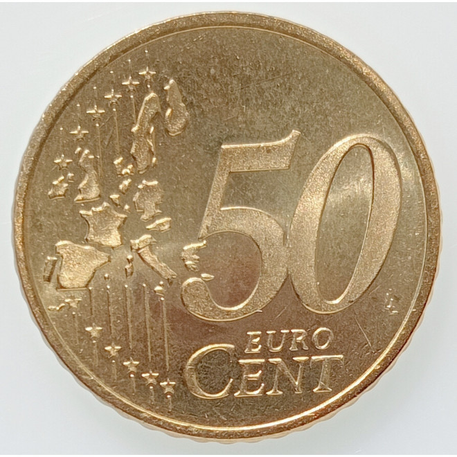Rewers monety Holandia 50 Euro Centy 2002