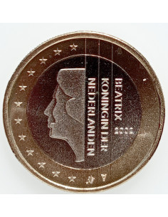 Awers monety Holandia 1 Euro 2002