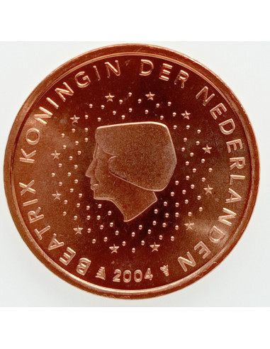 Awers monety Holandia 1 Euro Centy 2004