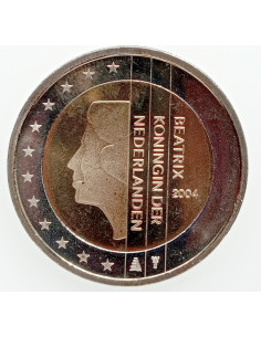 Awers monety Holandia 2 Euro 2004