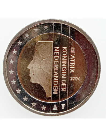 Awers monety Holandia 2 Euro 2004