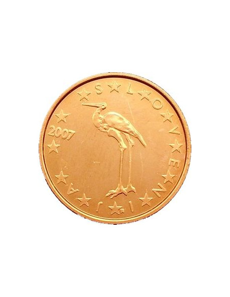 Awers monety Słowenia 1 Euro Cent 2007