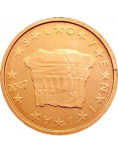 Awers monety Słowenia 2 Euro Cent 2007