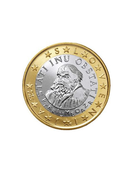Awers monety Słowenia 1 Euro 2007
