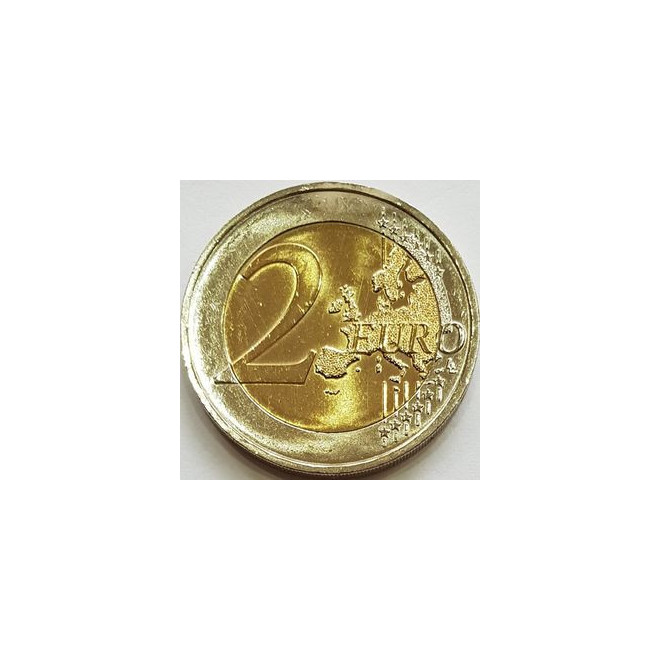 Rewers monety Monako 2 euro 2011
