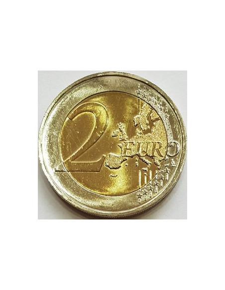 Rewers monety Monako 2 euro 2011