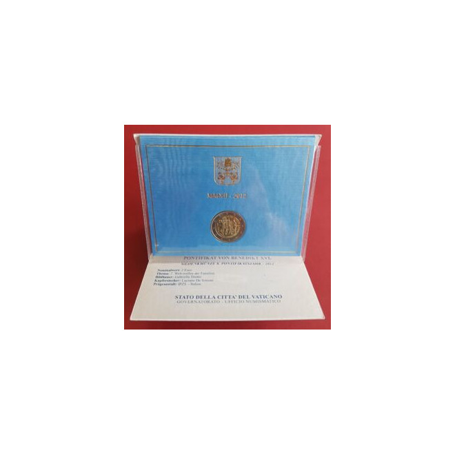Rewers monety Watykan 2 euro 2012 VII Światowe Spotkanie Rodzin