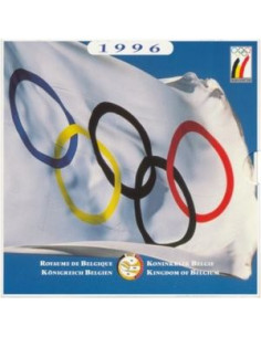 Awers monety Belgia Zestaw menniczy 1996 igrzyska olimpijskie w Atlancie