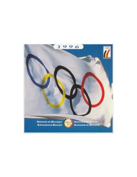 Awers monety Belgia Zestaw menniczy 1996 igrzyska olimpijskie w Atlancie
