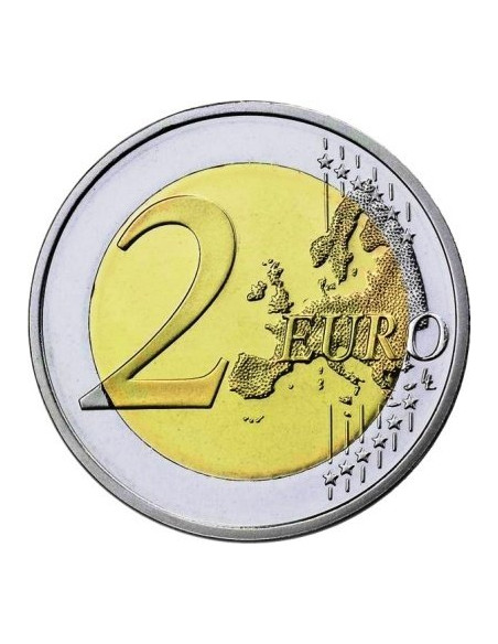 Rewers monety Estonia 2 euro 2012 10lecie banknotów i monet euro Estonia