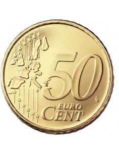 Awers monety Włochy 50 Euro Cent 2019
