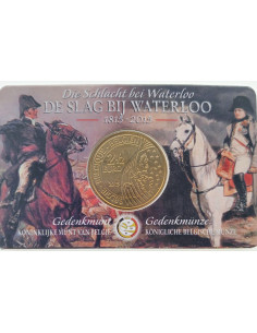 Awers monety Belgia 2 i 1/2 euro 2015 200 rocznica Bitwy pod Waterloo 2