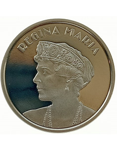 Awers monety Rumunia 50 Bani 2019 Królowa Maria Koburg