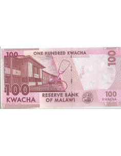 Przód banknotu Malawi 100 Kwacha 2020 UNC 2