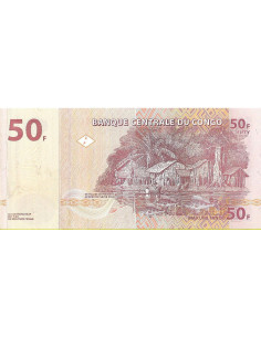 Przód banknotu DMK Zair 50 Franków 2020 UNC 2