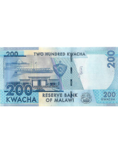 Przód banknotu Malawi 200 Kwacha 2020 UNC 2