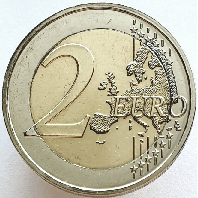 Rewers monety Niemcy 2 euro 2019 30 rocznica Upadku Muru Berlińskiego Niemcy