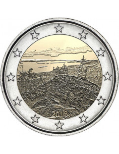 Awers monety Finlandia 2 euro 2018 Park Narodowy Koli