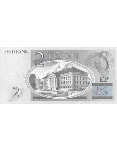 Przód banknotu Estonia 2 Korony 2006 UNC 2