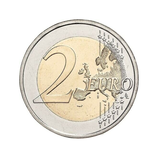 Rewers monety Finlandia 2 euro 2017 100 lat niepodległości Finlandii