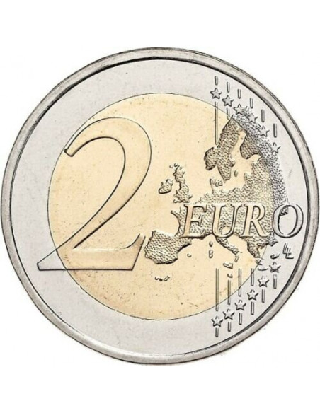 Rewers monety Finlandia 2 euro 2017 100 lat niepodległości Finlandii