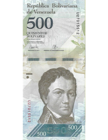 500 Bolivar 2017 - UNC