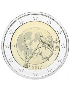 Awers monety Finlandia 2 euro 2017 Natura fińska