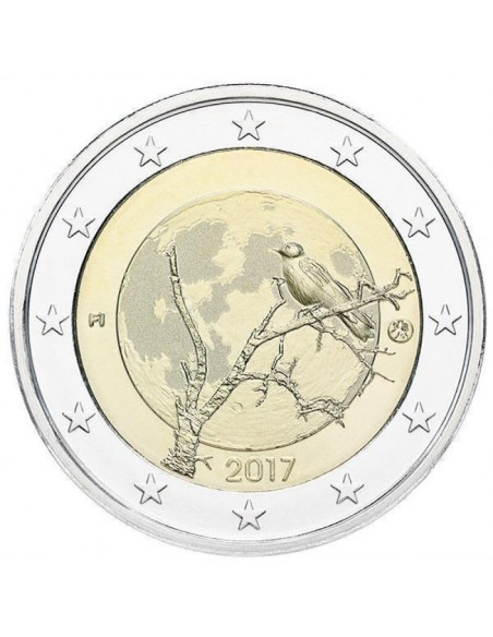 Awers monety Finlandia 2 euro 2017 Natura fińska