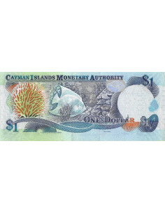 Przód banknotu Kajmany 1 Dolar 2006 UNC 2