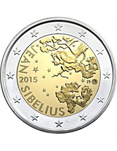 2 euro 2015 150 rocznica urodzin Jeana Sibeliusa