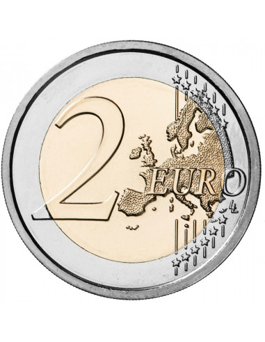 Awers monety Estonia 2 euro 2022 150. rocznica założenia Stowarzyszenia Pisarzy Estońskich