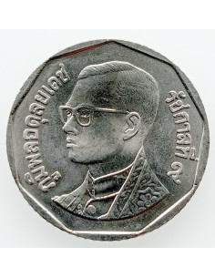 Awers monety 5 Baht 2000