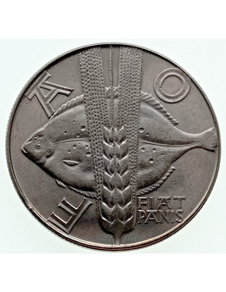 Awers monety 10 Złotych 1971 Organizacja do spraw Wyżywienia i Rolnictwa przy ONZ FAO